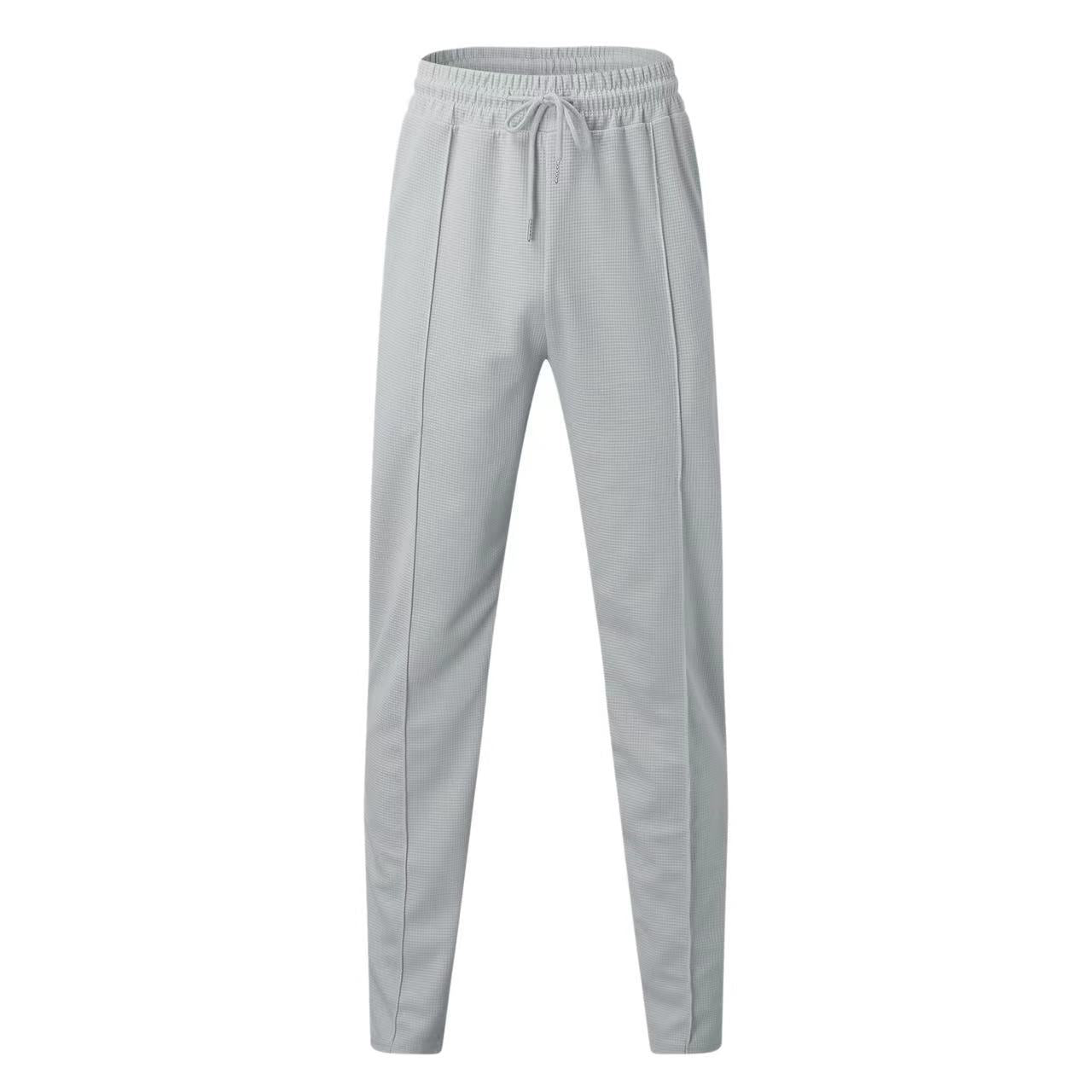 Men's Long Sleeve Polo Shirt and Sweatpants Set