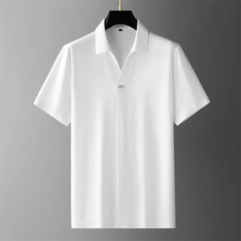 Men's Short-Sleeve Shirt and Tapered Pants Set