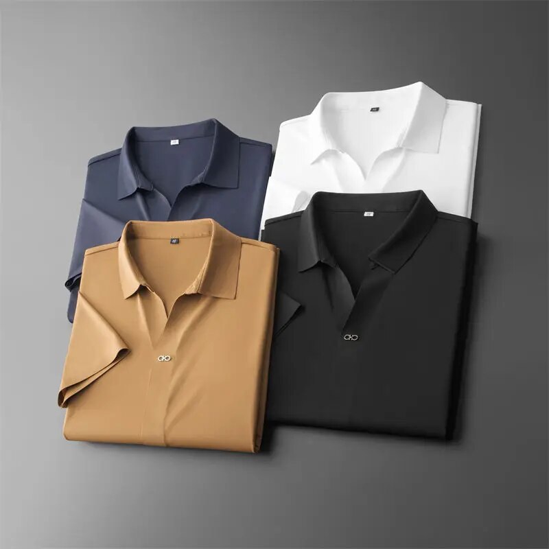 Men's Short-Sleeve Shirt and Tapered Pants Set